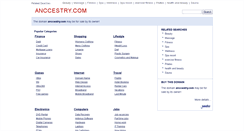 Desktop Screenshot of anccestry.com